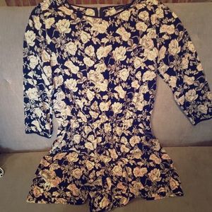 Long sleeved romper size large